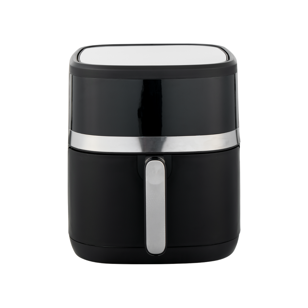Elegant White And Black Digital Touchscreen Air Fryer