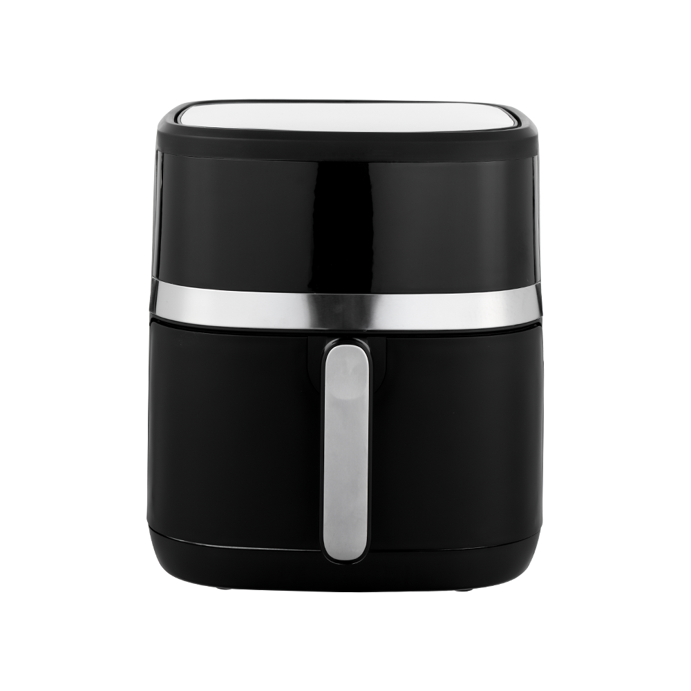 Elegant White And Black Digital Touchscreen Air Fryer