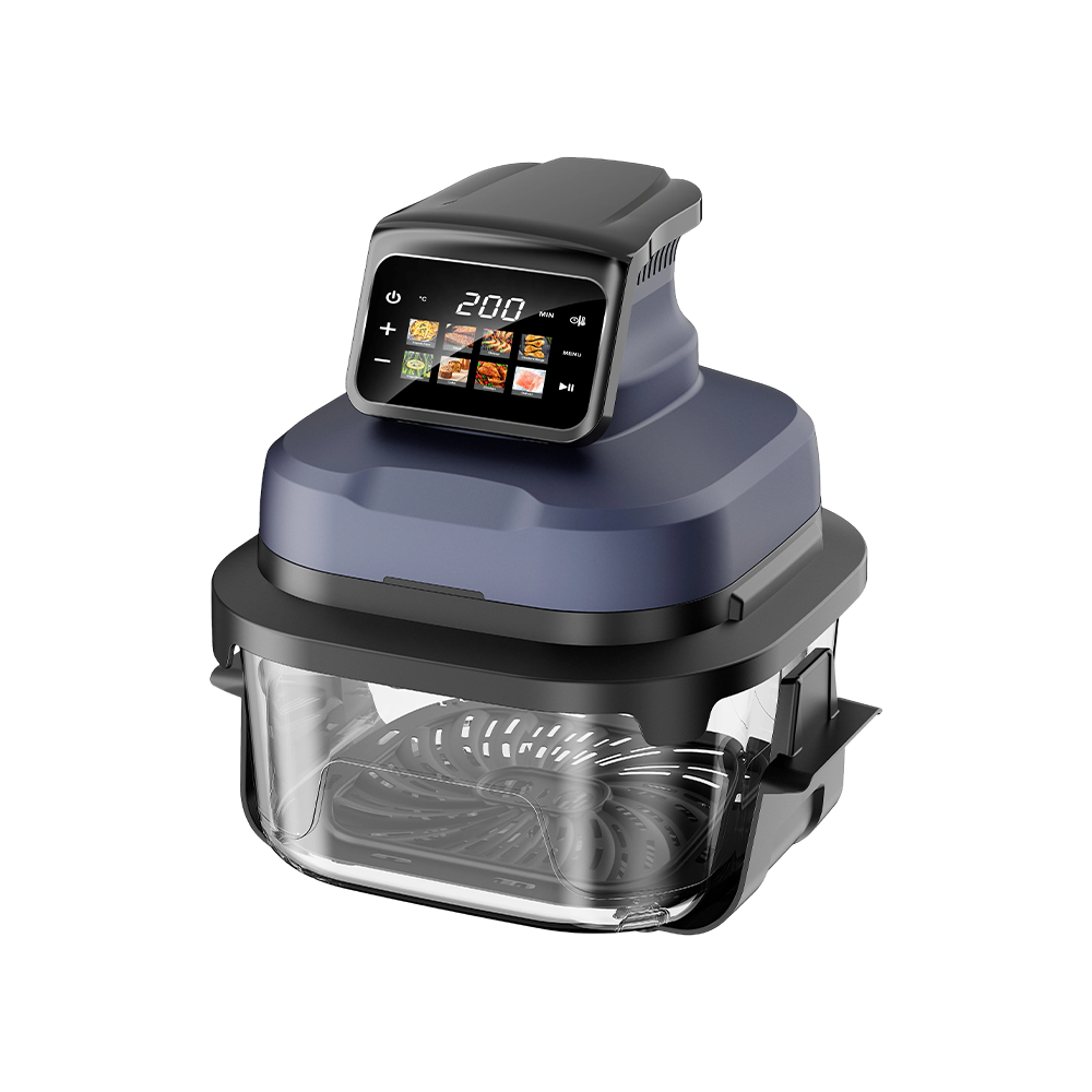 All-in-One Air Fryer with Three Cooking Pots