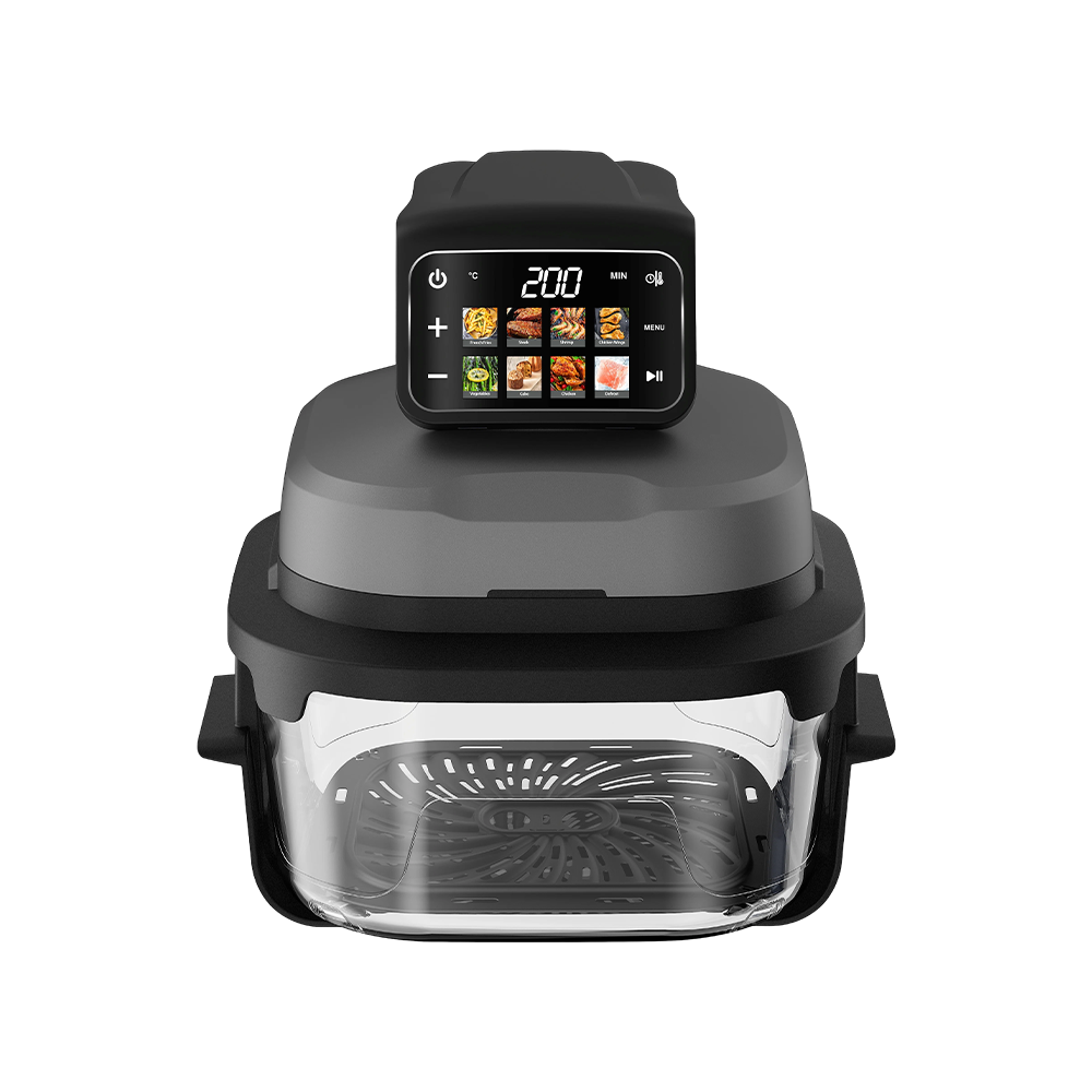 All-in-One Air Fryer with Three Cooking Pots