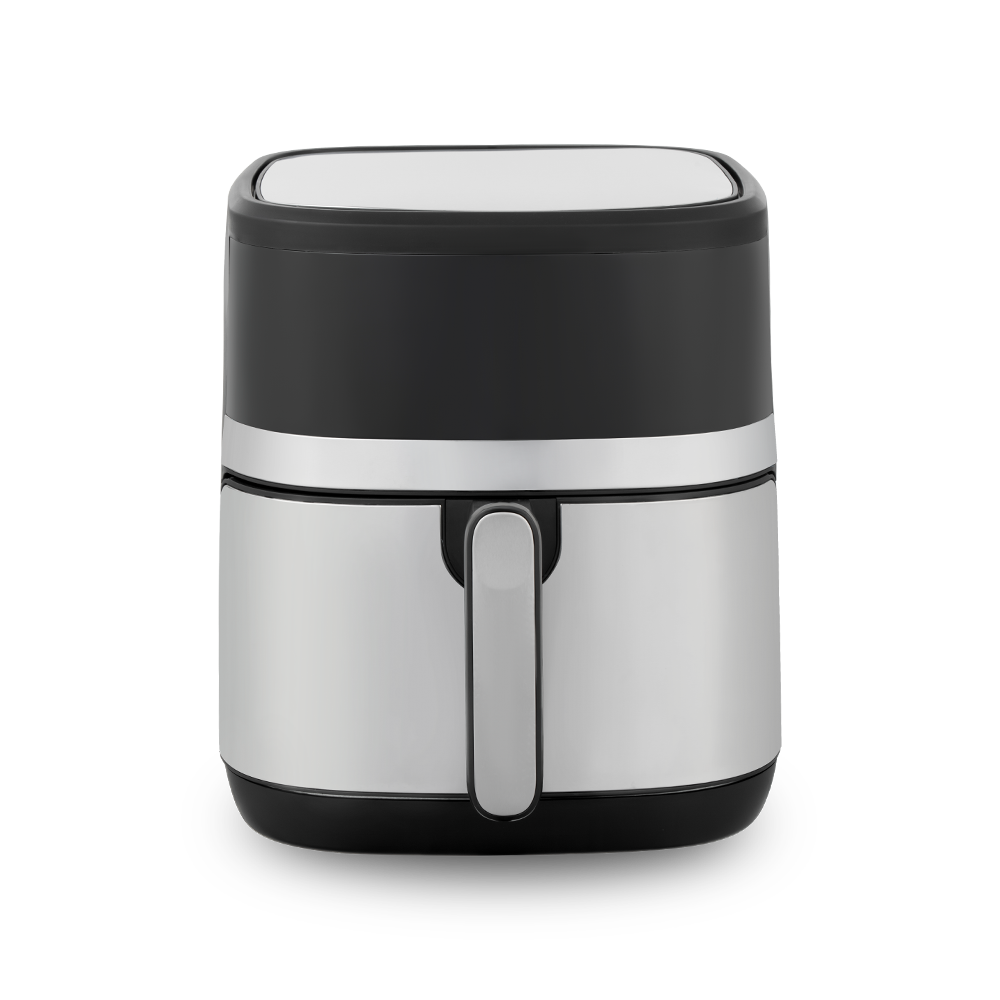 Elegant White Steel Color Screen Air Fryer