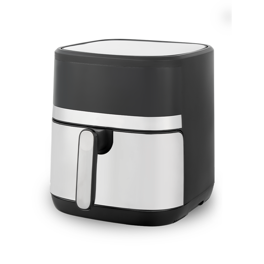Elegant White Steel Color Screen Air Fryer