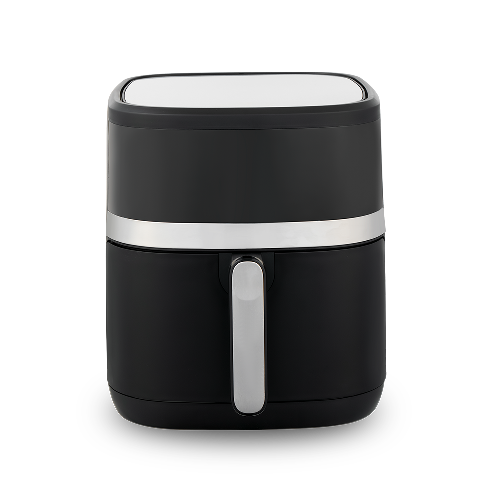 Elegant White And Black Digital Touchscreen Air Fryer
