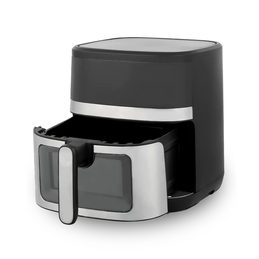 Black And Silver Mixed Color Air Fryer