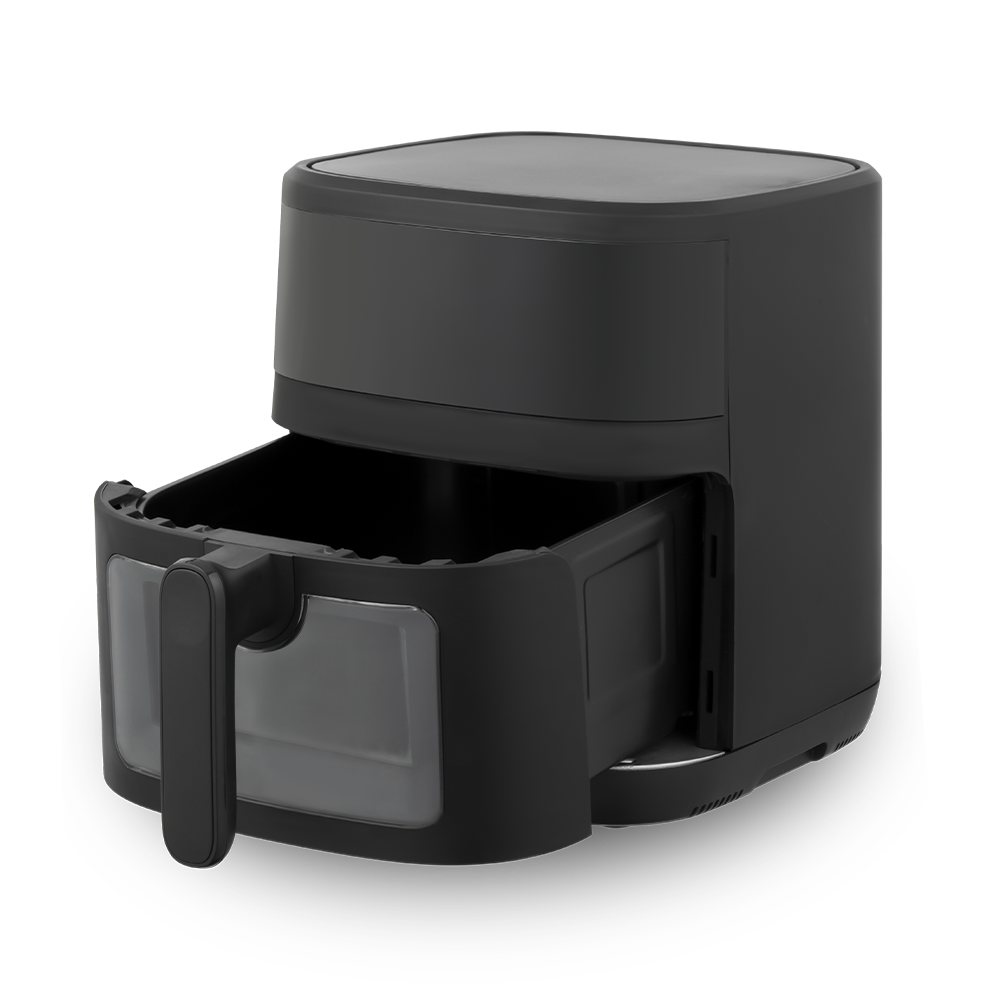 Black Visible Air Fryer MC-AF6501, 6.5 L