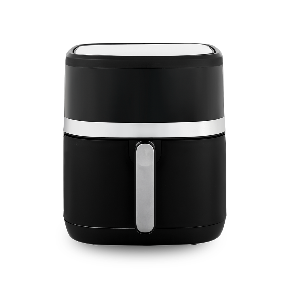Elegant White And Black Digital Touchscreen Air Fryer