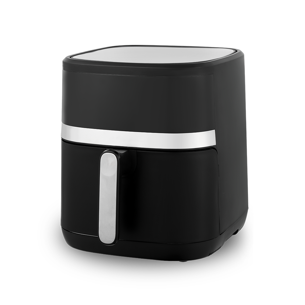 Elegant White And Black Digital Touchscreen Air Fryer