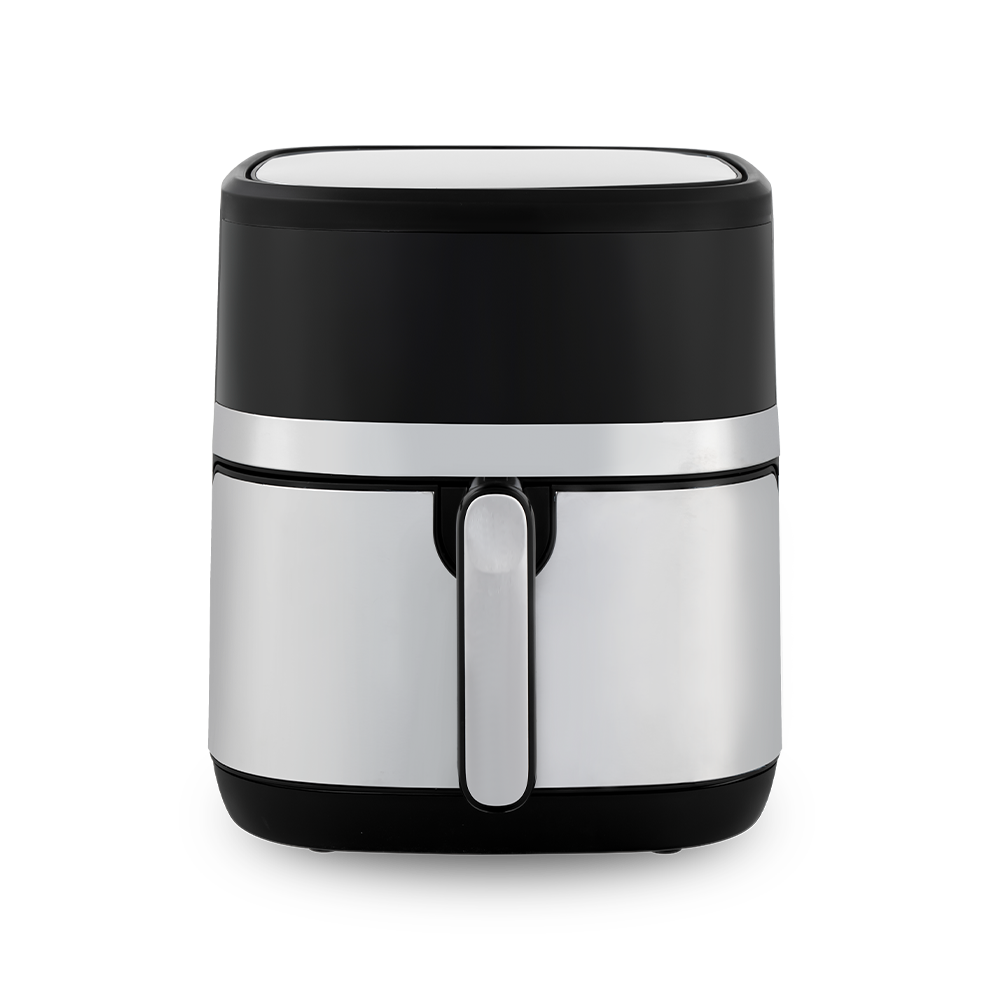 Elegant White Steel Color Screen Air Fryer