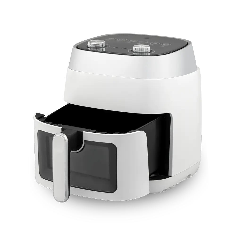 Mid-Sized Dual-Knob Air Fryer with Large Viewing Window