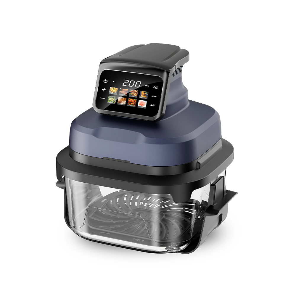 All-in-One Air Fryer with Three Cooking Pots
